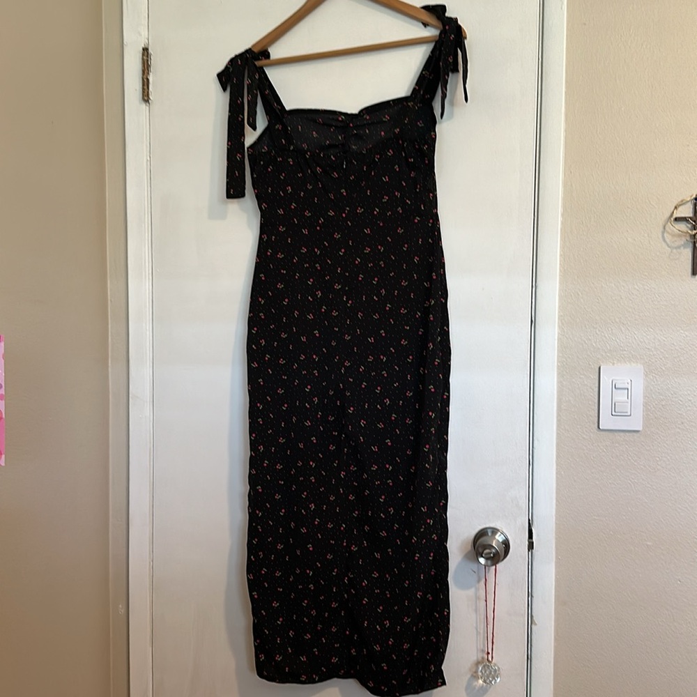Shein black cherry midi dress - Picture 10 of 10